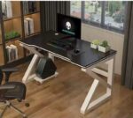 میز کامپیوتر با طراحی جدید و مدرن سیاه و سفید - تصویر 5