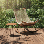 مبل راحتی فلزی  (مدل "گهوارئی ")