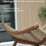 مبل راحتی فلزی  (مدل "گهوارئی ") - تصویر 3