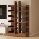 قفسه کتاب مدرن چوبی – طراحی خاص و - تصویر 2