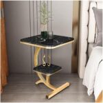 میز دیکوری طرح سنگ رنگ سیاه - تصویر 7